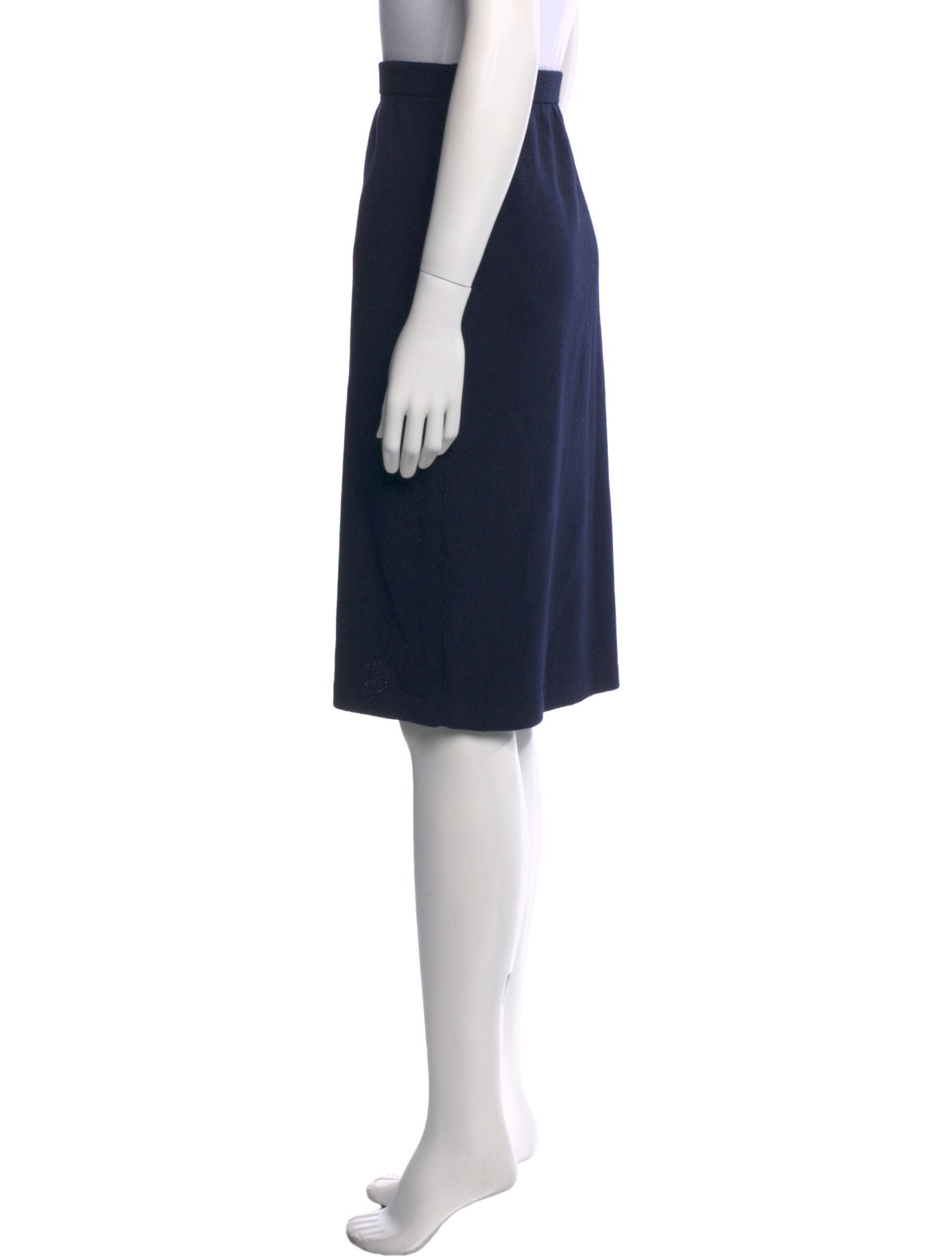 St. John Collection Wool Knee-Length Skirt